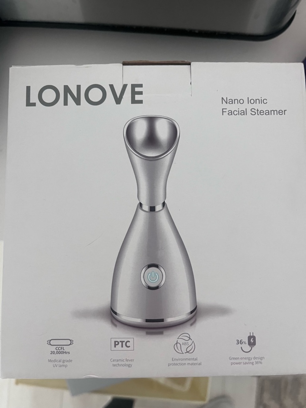 Silver Nano Ionic Facial Steamer